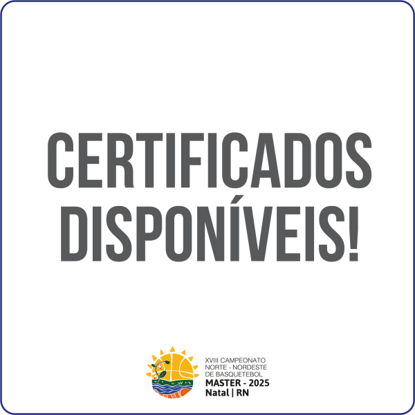 Cerificados disponíveis!